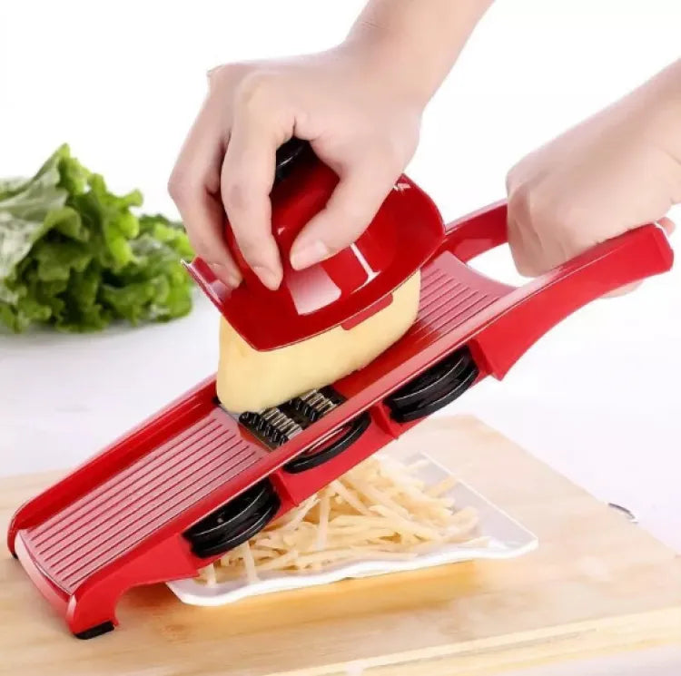 10 In 1 Mandolin Slicer Vegetable Cutter With Stainless Steel Blade Manual Potato Peeler Carrot Cheese Grater Nicer Kitchen Tool – Mandolin Vegetable Cutter