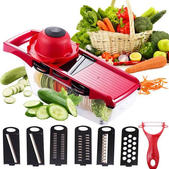 10 In 1 Mandolin Slicer Vegetable Cutter With Stainless Steel Blade Manual Potato Peeler Carrot Cheese Grater Nicer Kitchen Tool – Mandolin Vegetable Cutter