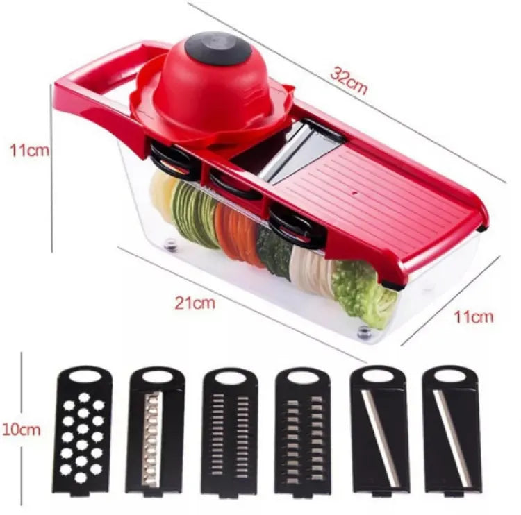10 In 1 Mandolin Slicer Vegetable Cutter With Stainless Steel Blade Manual Potato Peeler Carrot Cheese Grater Nicer Kitchen Tool – Mandolin Vegetable Cutter